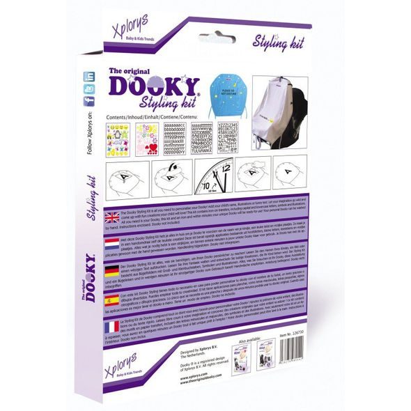 DOOKY KREATIVNÍ SADA DOOKY STYLING KIT - SLUNEČNÍKY A CLONY - KOČÁRKY A PŘÍSLUŠENSTVÍ