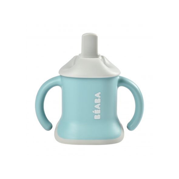 BEABA TRÉNOVACÍ HRNEK 3V1 GREEN - DĚTSKÉ HRNEČKY - KRMENÍ