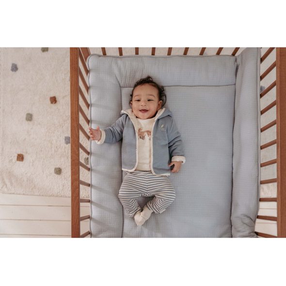 LITTLE DUTCH KABÁTEK OBOUSTRANNÝ STONE BLUE VEL. 74 - KABÁTKY, MIKINKY - PRO DĚTI