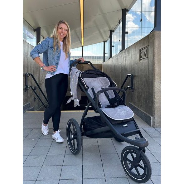 PINKIE LETNÍ PODLOŽKA DO KOČÁRKU BAMBOO GREY - PODLOŽKY DO KOČÁRKU - KOČÁRKY A PŘÍSLUŠENSTVÍ