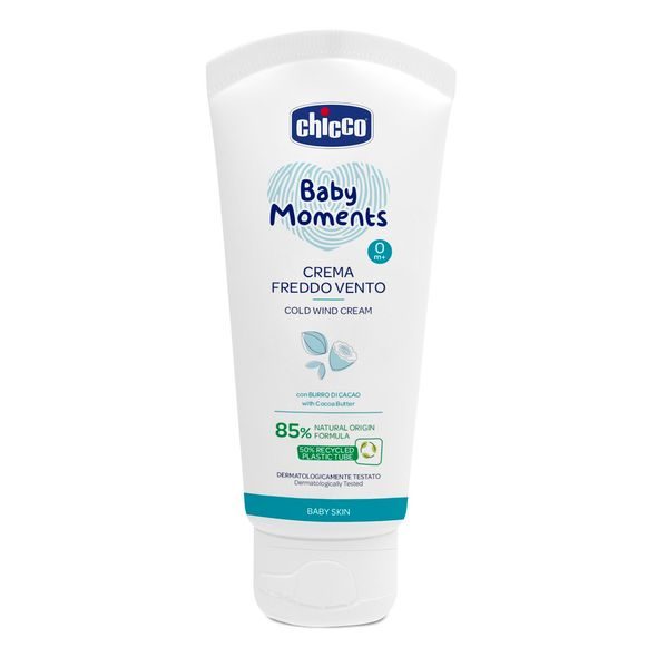 CHICCO KRÉM OCHRANNÝ DO CHLADNÉHO POČASÍ BEZ PARABENŮ BABY MOMENTS 50ML - PÉČE O RTY A POKOŽKU - KOUPÁNÍ A ZDRAVÍ