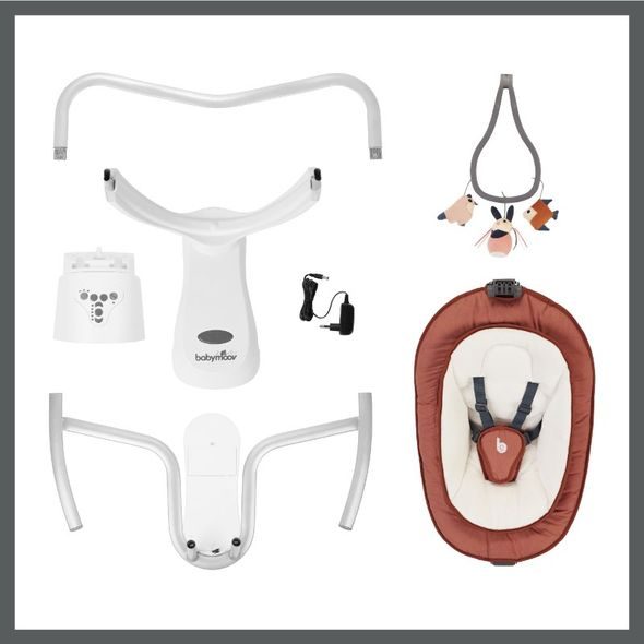 BABYMOOV LEHAČKA SWOON MOTION - LEHÁTKA A HOUPADLA - SPINKÁNÍ