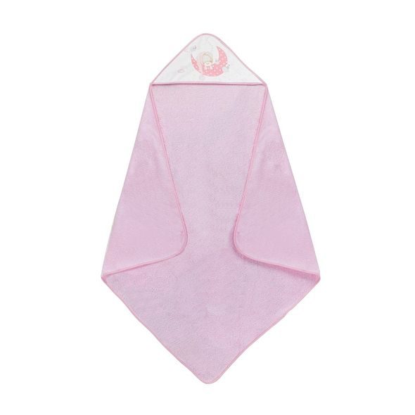 INTERBABY OSUŠKA FROTÉ MEDVÍDEK SPÍ RŮŽOVÁ - OSUŠKY A DĚTSKÉ ŽUPANY - KOUPÁNÍ A ZDRAVÍ