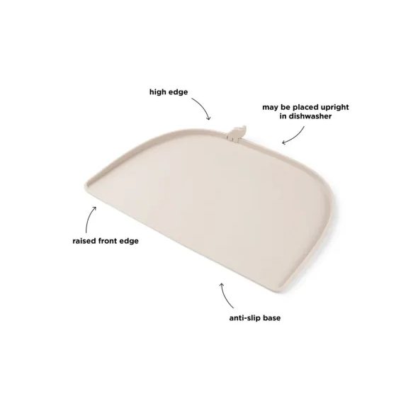 DONE BY DEER SILIKONOVÉ PROSTÍRÁNÍ ELPHEE S VYSOKÝM OKRAJEM - PÍSKOVÉ - DOPLŇKY K ŽIDLIČKÁM - KRMENÍ