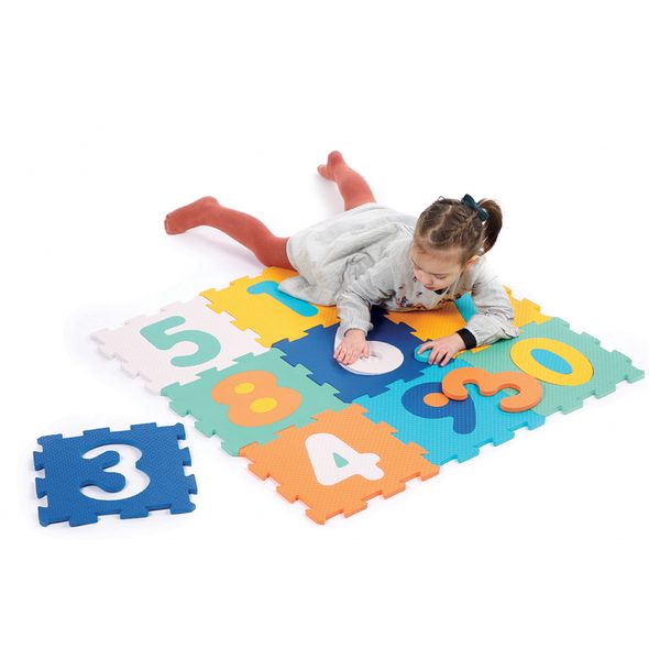 LUDI PUZZLE PĚNOVÉ 90X90CM ČÍSLA - PUZZLE - PRO DĚTI