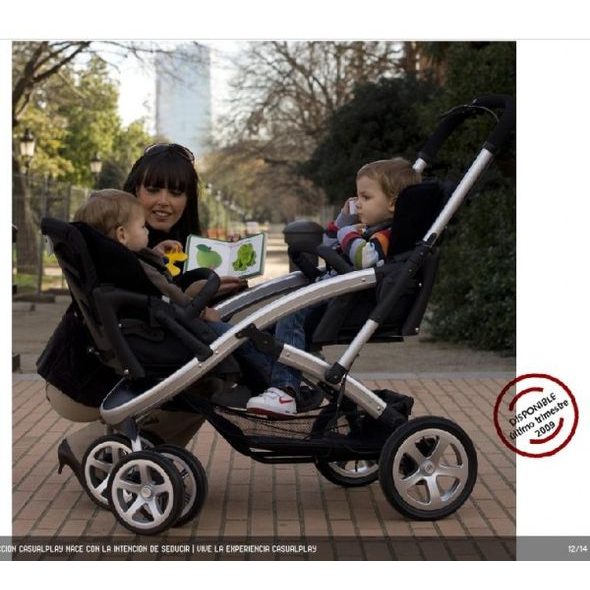 CASUALPLAY S-TWINNER BEZ PODLOŽEK - KOČÁRKY PRO DVOJČATA - KOČÁRKY A PŘÍSLUŠENSTVÍ