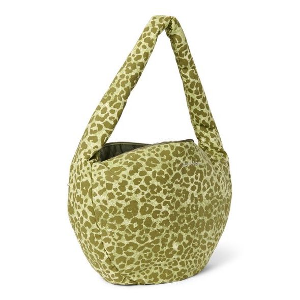 STUDIO NOOS COTTON CROSS BODY BAG GREEN LEOPARD - LEDVINKY - KOČÁRKY A PŘÍSLUŠENSTVÍ