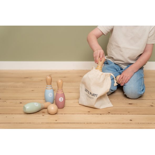 LITTLE DUTCH BOWLING DŘEVĚNÝ - MOTORICKÉ A HRY - PRO DĚTI