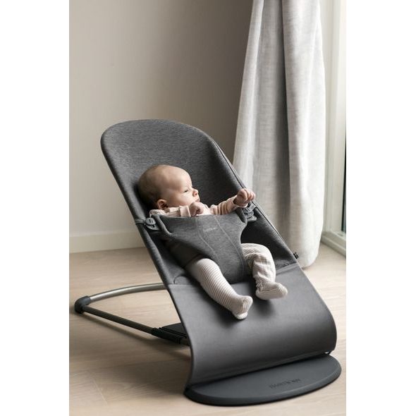 BABYBJÖRN POTAH NA LEHÁTKO BALANCE BLISS CHARCOAL GREY 3D JERSEY - POTAHY NA LEHÁTKA - SPINKÁNÍ