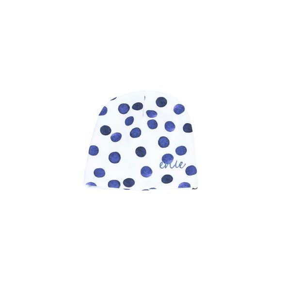 ENIE BABY DĚTSKÁ ČEPICE 6-9M BLUE CIRCLE - ČEPIČKY A KLOBOUČKY - PRO DĚTI