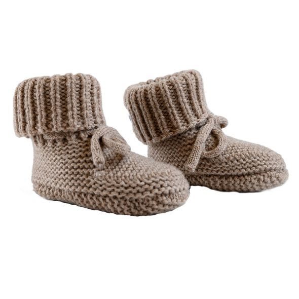 LODGER SLIPPER FOLKLORE MERINO WOOL BUFFALO 0 - 6 MĚSÍCŮ - BOTIČKY - PRO DĚTI