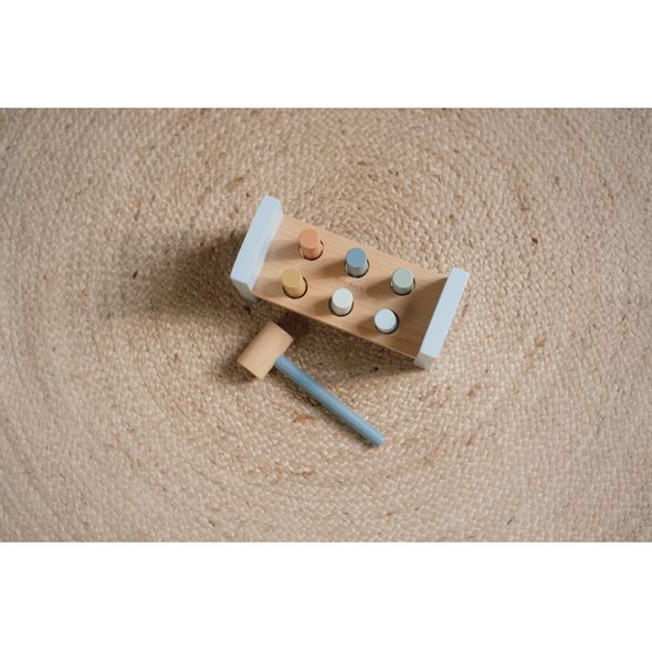 LITTLE DUTCH ZATLOUKAČKA DŘEVĚNÁ FOREST FRIENDS - MOTORICKÉ A HRY - PRO DĚTI