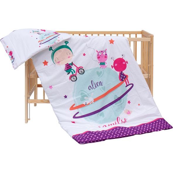 SCARLETT POVLEČENÍ DO POSTÝLKY 2-DÍLNÉ MOLY 135X100 CM - POVLEČENÍ DO POSTÝLKY - SPINKÁNÍ