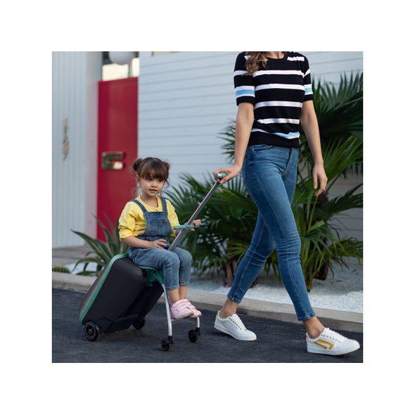 BEABA KUFR NA KOLEČKÁCH SE SEDÁTKEM EAZY GREEN BLUE - BATOHY A TAŠKY - PRO DĚTI