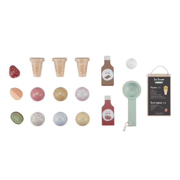 LITTLE DUTCH ZMRZLINOVÝ STÁNEK DŘEVĚNÝ - DŘEVĚNÉ HRAČKY - PRO DĚTI