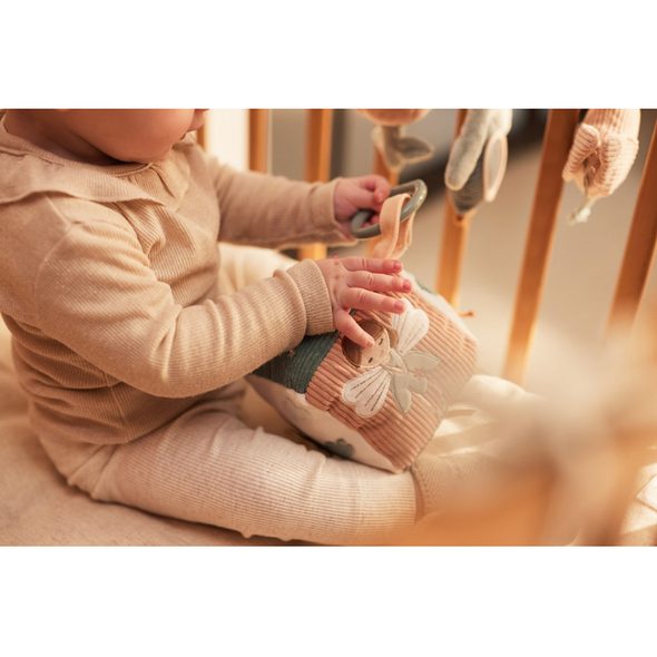 JOLLEIN KOSTKA TEXTILNÍ LOVELY BIRDS - MALÉ HRAČKY DO RUČIČKY - PRO DĚTI