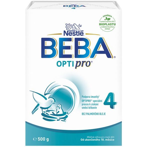 BEBA OPTIPRO® 4 (500G) - KOJENECKÁ MLÉKA - KRMENÍ