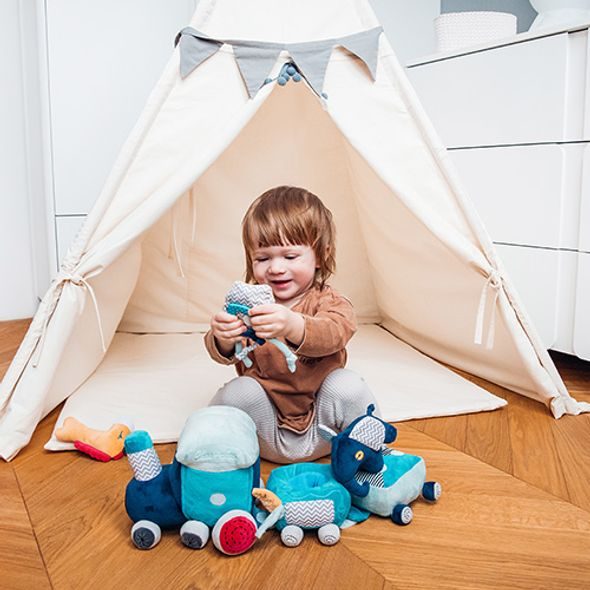 BABYONO HRAČKA EDUKATIVNÍ SAFARI VLAK 0M+ - AKTIVNÍ HRAČKY - PRO DĚTI