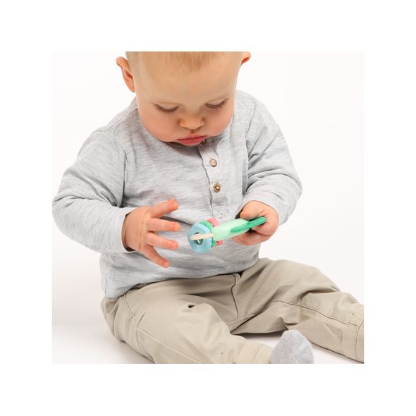 LUDI CHRASTÍTKA S KOUSÁTKEM ZVÍŘÁTKA 3 KS - CHRASTÍTKA - PRO DĚTI