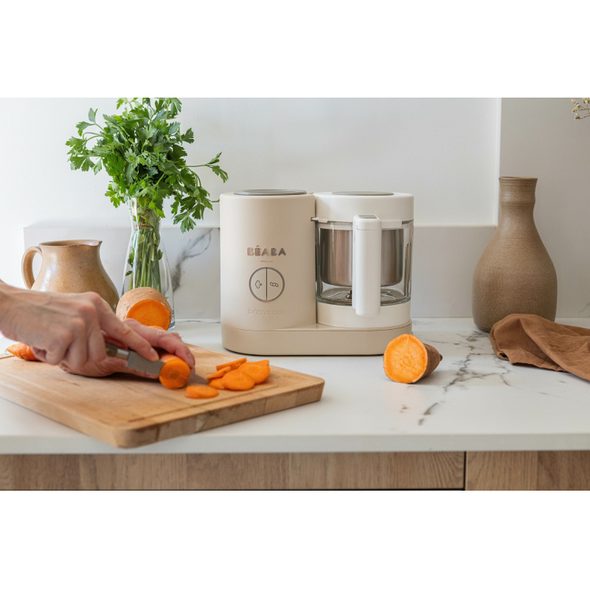 BEABA PARNÍ VAŘIČ + MIXÉR BABYCOOK NEO CLAY EARTH - OHŘÍVAČKY MLÉKA A STRAVY - KRMENÍ