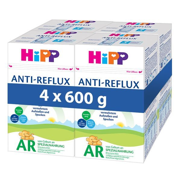 HIPP 4X SPECIÁLNÍ KOJENECKÁ VÝŽIVA HIPP ANTI-REFLUX 600G - KOJENECKÁ MLÉKA - KRMENÍ