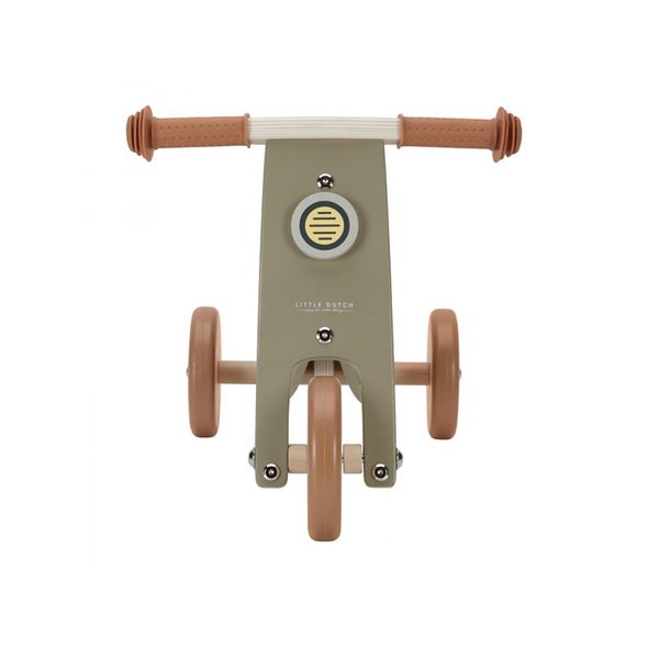 LITTLE DUTCH ODRÁŽEDLO TŘÍKOLKA DŘEVĚNÁ OLIVE - DĚTSKÁ ODRÁŽEDLA - PRO DĚTI