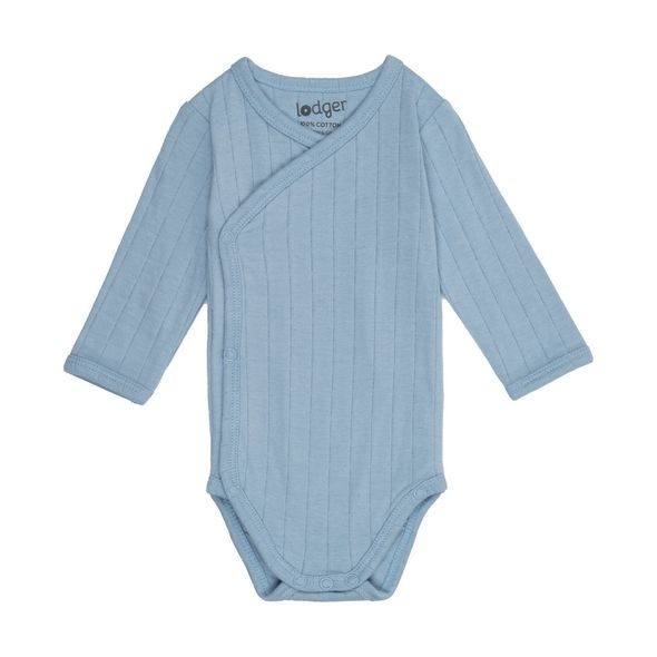 LODGER ROMPER LS SOLID BLUE FOGG 74 - BODY - PRO DĚTI