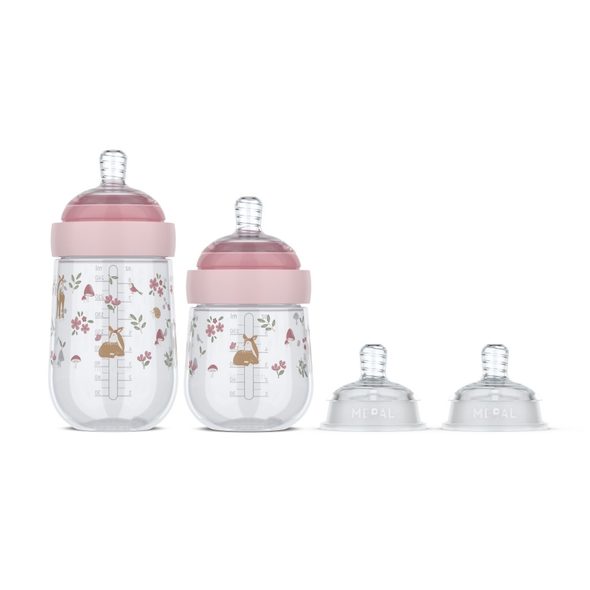 LITTLE DUTCH KOJENECKÉ LÁHVE 165 ML + 240 ML + 2 SAVIČKY FAIRY GARDEN - LITTLE DUTCH - PRO DĚTI