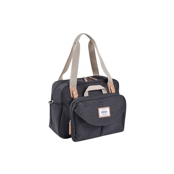 BEABA PŘEBALOVACÍ TAŠKA GENEVA DARK HEATHER GREY - PŘEBALOVACÍ TAŠKY - KOČÁRKY A PŘÍSLUŠENSTVÍ
