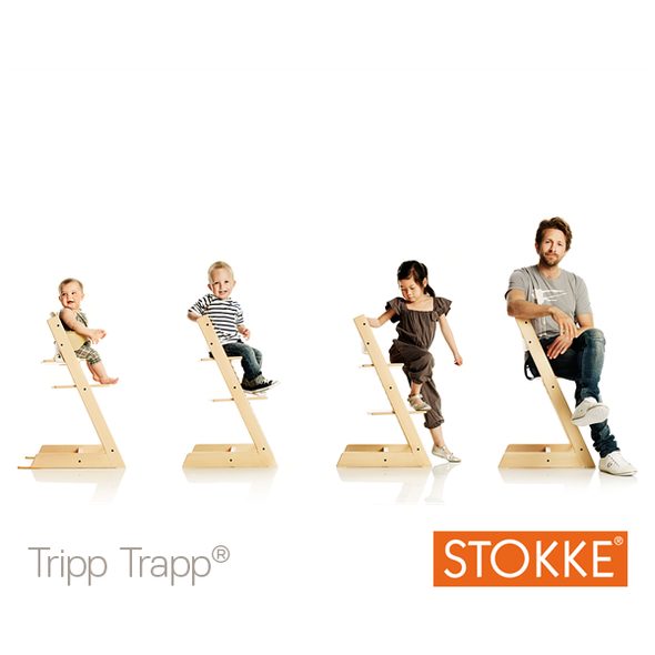 STOKKE® TRIPP TRAPP® + NOVOROZENECKÁ SADA + BABY SET + PÁSY ZVÝHODNĚNÁ SADA - JÍDELNÍ ŽIDLIČKY DŘEVĚNÉ - KRMENÍ