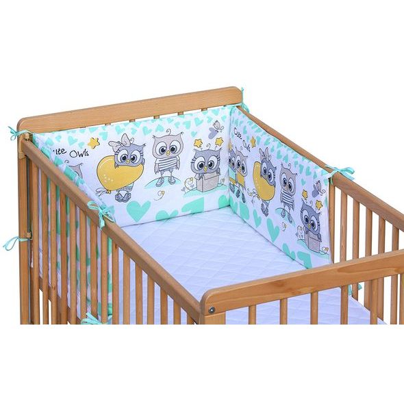 SCARLETT MANTINEL DO POSTÝLKY 4-DÍLNÝ KULÍŠEK ZELENÁ 180X30CM - MANTINELY - SPINKÁNÍ