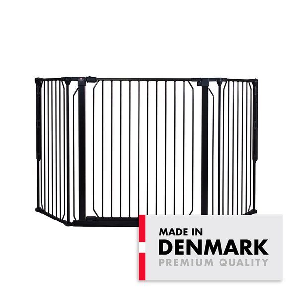 BABY DAN UNIVERZÁLNÍ PROSTOROVÁ ZÁBRANA BABYDAN CARL WIDE, ČERNÁ - OHRÁDKY - KOUPÁNÍ A ZDRAVÍ