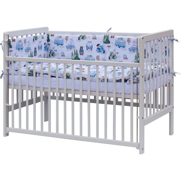 SCARLETT POSTÝLKA 120X60CM S KOMPLETNÍ VÝBAVOU SCARLETT FANY MODRÁ - DŘEVĚNÉ POSTÝLKY - SPINKÁNÍ