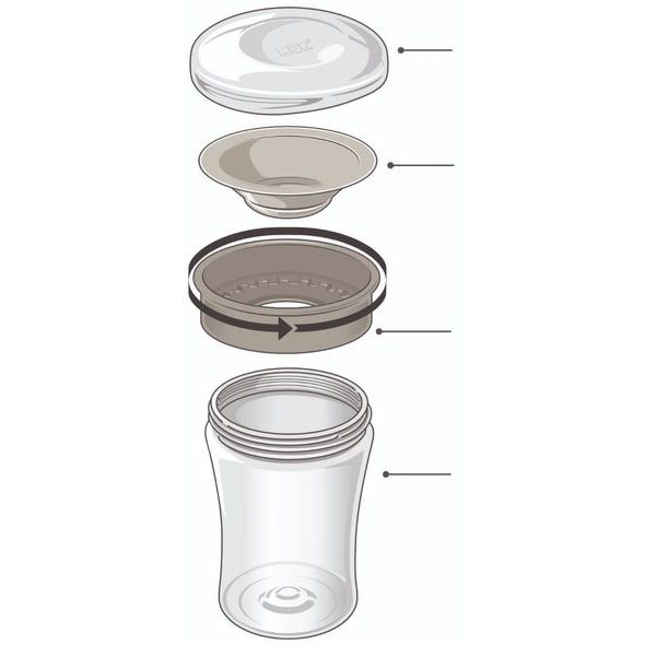 NUK HRNEK MAGIC CUP PEPPA PIG (8+ M.) - JÍDELNÍ POTŘEBY - KRMENÍ