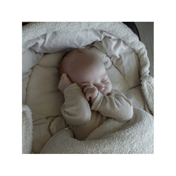 EASYGROW FUSAK PÉŘOVÝ FNUGG TEDDY IVORY - FUSAKY DO KOČÁRKU - KOČÁRKY A PŘÍSLUŠENSTVÍ