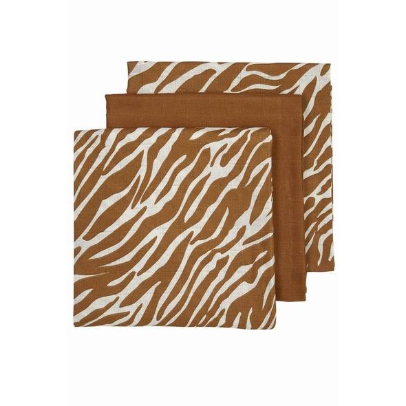 MEYCO PLENKY 3-BALENÍ ZEBRA-UNI CAMEL-ZEBRA - LÁTKOVÉ PLENY SKLÁDANÉ - PŘEBALOVÁNÍ