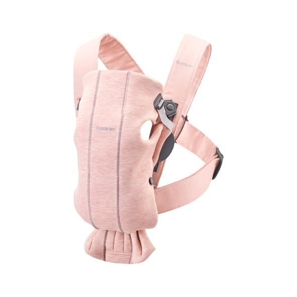 BABYBJÖRN NOSÍTKO MINI 3D JERSEY LIGHT PINK - ERGONOMICKÁ NOSÍTKA - NOŠENÍ & SPORT