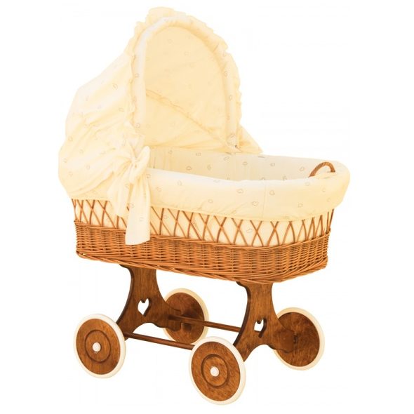 SCARLETT BOUDIČKA K PROUTĚNÉMU KOŠI MÉĎA- BÉŽOVÁ - KOŠÍKY A KOLÉBKY - SPINKÁNÍ