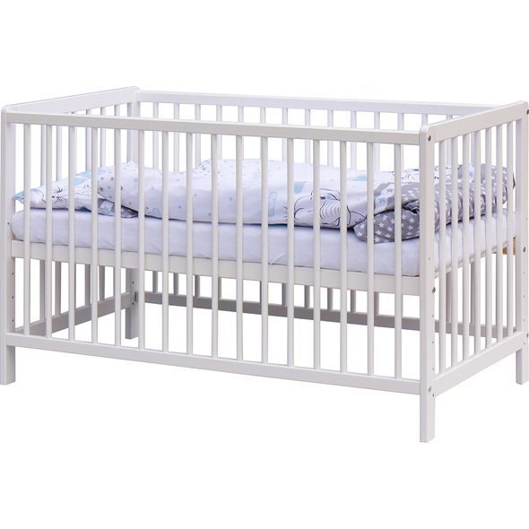 SCARLETT DĚTSKÁ POSTÝLKA S KOMPLETNÍ VÝBAVOU SCARLETT GUSTO 120 X 60 CM - MODRÁ - DŘEVĚNÉ POSTÝLKY - SPINKÁNÍ