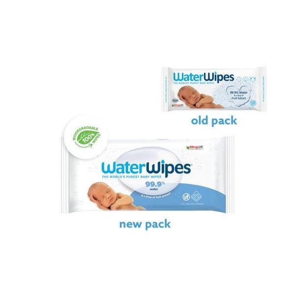 WATERWIPES 100% BIO ODBOURATENÉ UBROUSKY 4X60KS - VLHČENÉ UBROUSKY - PŘEBALOVÁNÍ