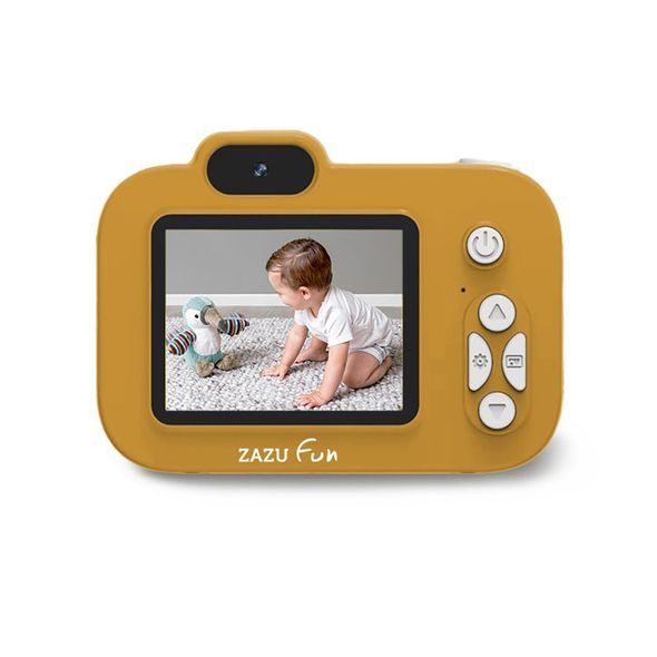ZAZU FUN - DĚTSKÝ DIGITÁLNÍ FOTOAPARÁT - ŽLUTÝ - HRAČKY PRO DĚTI - PRO DĚTI