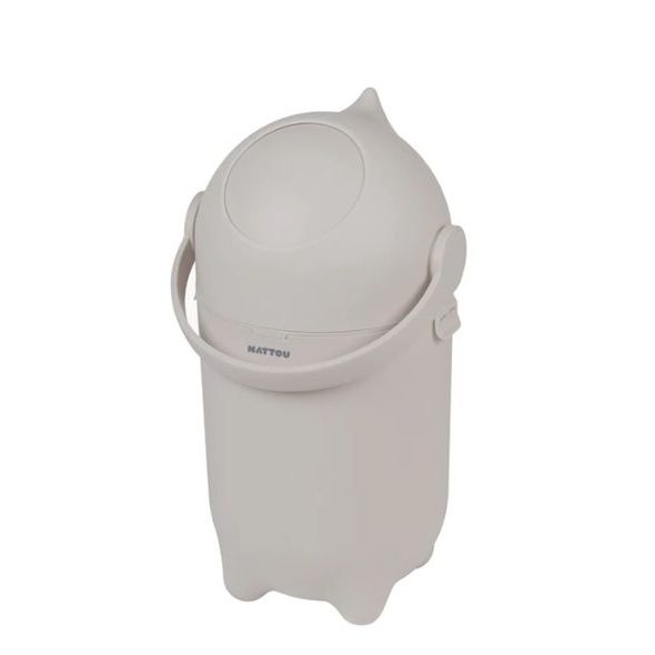 NATTOU KOŠ NA PLENY DROPY BEIGE 27 CM, 20L - KOŠE NA PLENY A NÁPLNĚ - PŘEBALOVÁNÍ