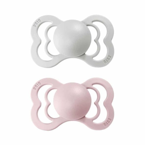 BIBS SUPREME SYMETRICKÉ DUDLÍKY ZE SILIKONU 2KS VEL.1 - ŠIDÍTKA A DOPLŇKY - KRMENÍ
