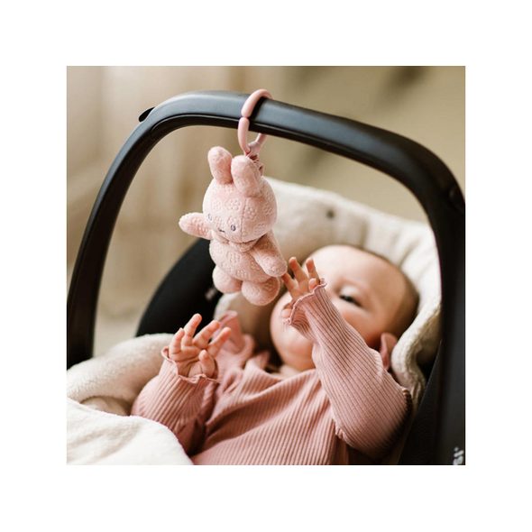 LITTLE DUTCH ZÁVĚSNÝ KRÁLÍČEK MIFFY PINK FLOWER - MIFFY - PRO DĚTI