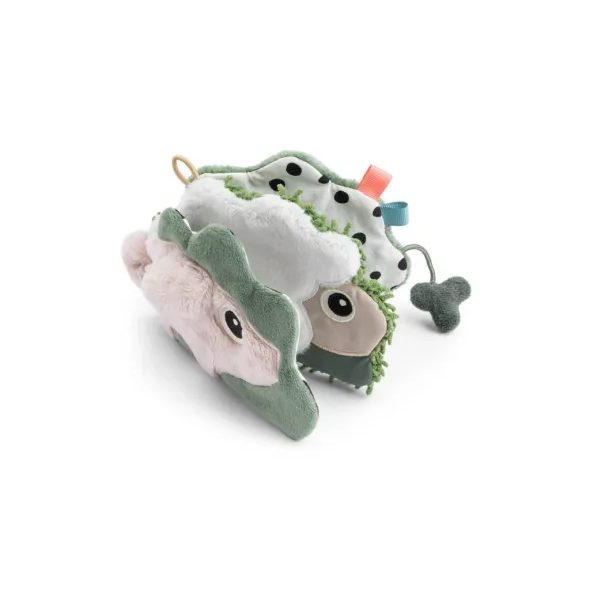 DONE BY DEER HAPPY HOME SENZORICKÁ DĚTSKÁ KNÍŽKA TINY FARM - MIX BAREV - AKTIVNÍ HRAČKY - PRO DĚTI