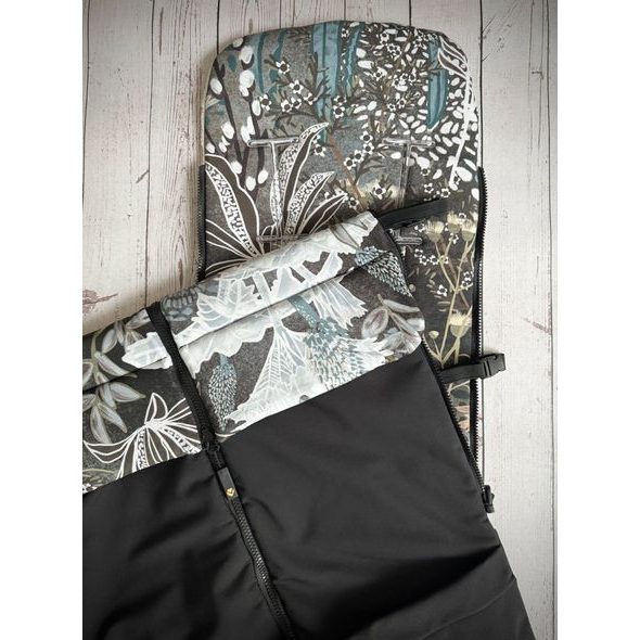 JARNÍ/PODZIMNÍ NEPADACÍ DEKA ZIBIE BLACK + BLOOMORA - NÁNOŽNÍKY - KOČÁRKY A PŘÍSLUŠENSTVÍ