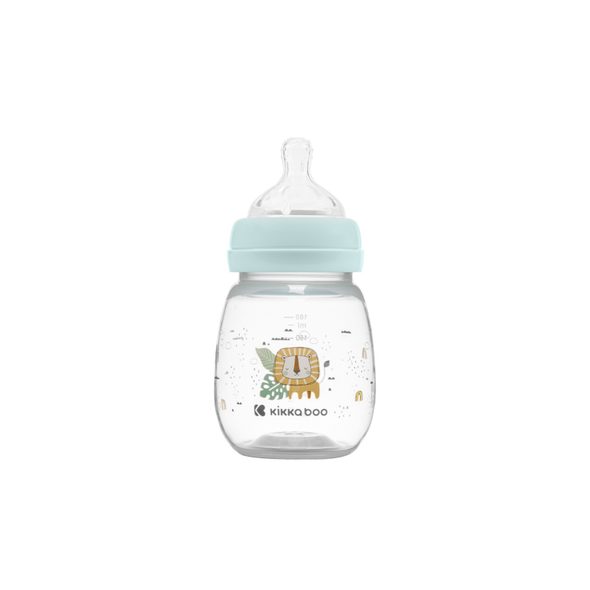 KIKKABOO KOJENECKÁ LÁHEV 180ML 3M+ SAVANNA MINT - KOJENECKÉ LAHVE - KRMENÍ