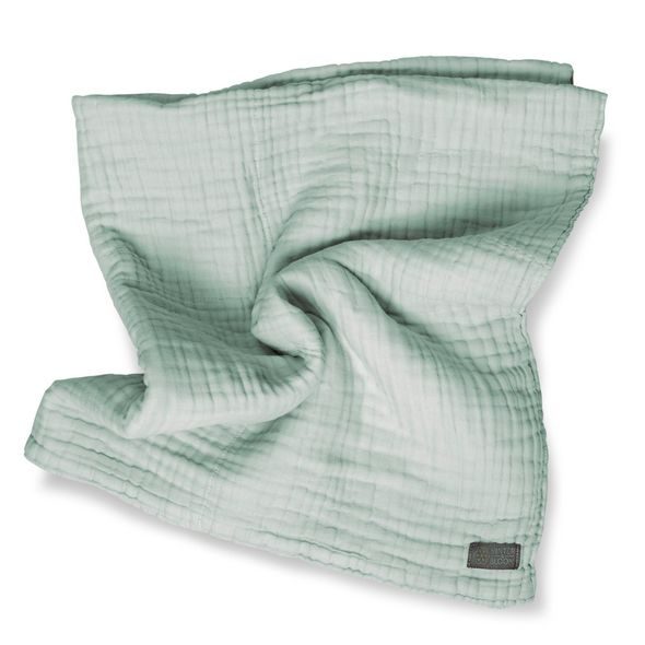 VINTER & BLOOM DEKA LAYERED MUSLIN ORGANIC SAGE GREEN - DĚTSKÉ DEKY PRO MIMINKA - SPINKÁNÍ