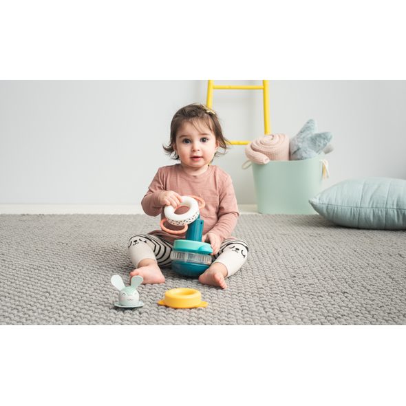 TAF TOYS PYRAMIDA HUNNY BUNNY - STOHOVACÍ HRAČKY - PRO DĚTI