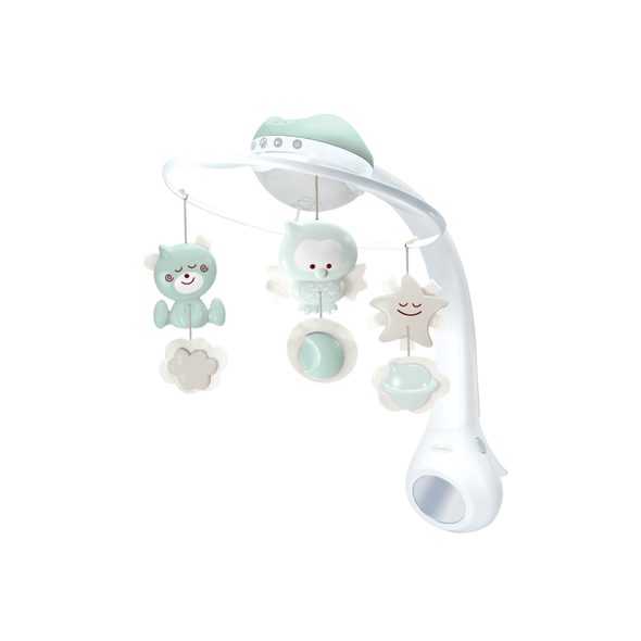 INFANTINO HUDEBNÍ KOLOTOČ S PROJEKCÍ 3V1 SAGE - KOLOTOČE NA POSTÝLKU - PRO DĚTI